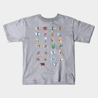 ABC Animals Kids T-Shirt